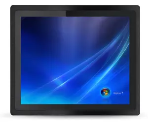 HMI 패널 pc i5 팬리스 임베디드 터치 스크린 패널 pc 15 인치 산업용 용량 성 패널 hmi pc