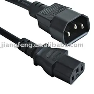 C13 to C14 IEC Extension Cable Monitor to PC Power Lead