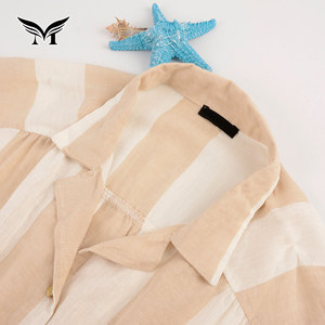Realizzata in Cina <span class=keywords><strong>con</strong></span> motivo a righe Sexy in cotone corto in lino estivo Choli taglio camicette e top da <span class=keywords><strong>donna</strong></span> - Product Image 3