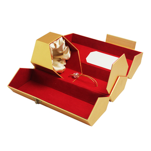 Hình Lục Giác Rượu Vang Các Tông Sáo Hộp Quà Tặng Tùy Chỉnh Thực Hiện Vàng Tông Giấy + Xám Board Bìa Gấp Hộp Giấy Hộp, Champagne - Product Image 4