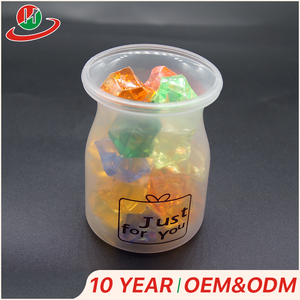 Grado Alimenticio personalizado impreso PP desseert pudín JAR <span class=keywords><strong>110</strong></span> ml leche yogur de plástico con tapa - Product Image 4