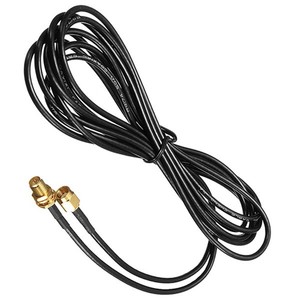 Adaptador Coaxial <span class=keywords><strong>RF</strong></span> de Baja Pérdida de 50 ohmios, RP-SMA Hembra a RP-SMA Macho, <span class=keywords><strong>Cable</strong></span> de Extensión de <span class=keywords><strong>Antena</strong></span> RG174, RG58 - Product Image 1