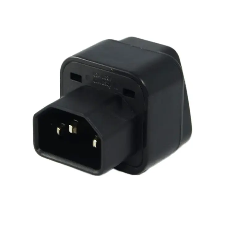 IEC C14 to Universal Female AU US UK EU C13 Socket Power Adapter AC Plug