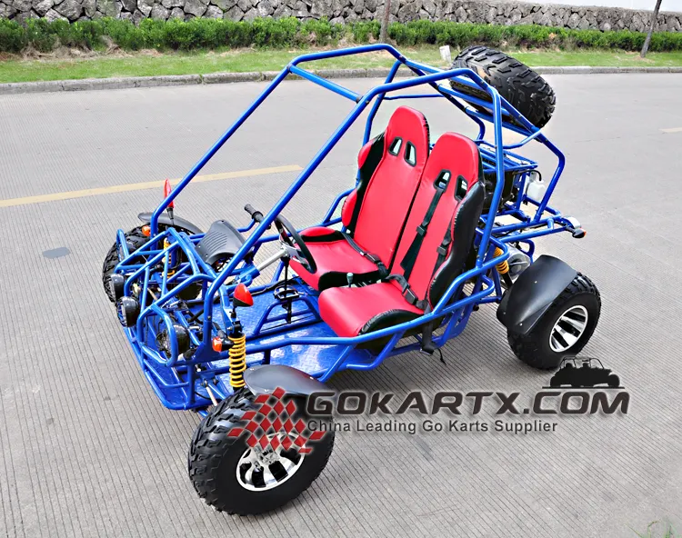 Go kart-carrito de dos asientos para niños y adultos, todoterreno, go kart