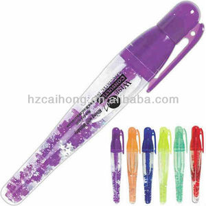 Hermosa forma de bola de líquido pluma & lápiz bolígrafo de plástico& líquido pluma de bola con <span class=keywords><strong>el</strong></span> mejor precio ch-6113 - Product Image 1