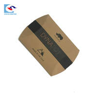SENCAI Offre Spéciale taille personnalisée conception impression eco t-shirt emballage oreiller forme boîte de papier kraft