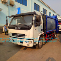 Compacteur de déchets 8t, petit compacteur de déchets, compacteur de déchets solides, petit camion à benne basculante