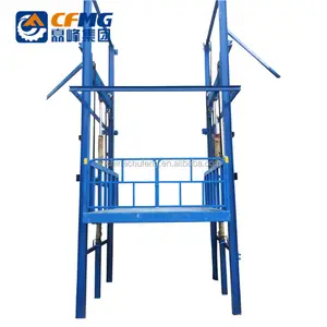 Heavy Duty Vertical Goods Materials Lifter Platform Construction Elevators Hydraulic Cargo Elevator