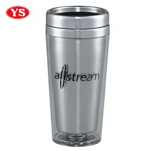 450ml Insulated Double Wall Stainless Steel Travel Mug Eco-Friendly Press on Lid Western Design for School Gift 500ml Capacity