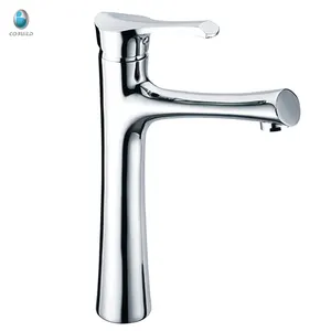KAS-02 goedkope sanitair prijs moderne watermerk kraan, hoge body basin wastafel kraan badkamer kraan mengkraan