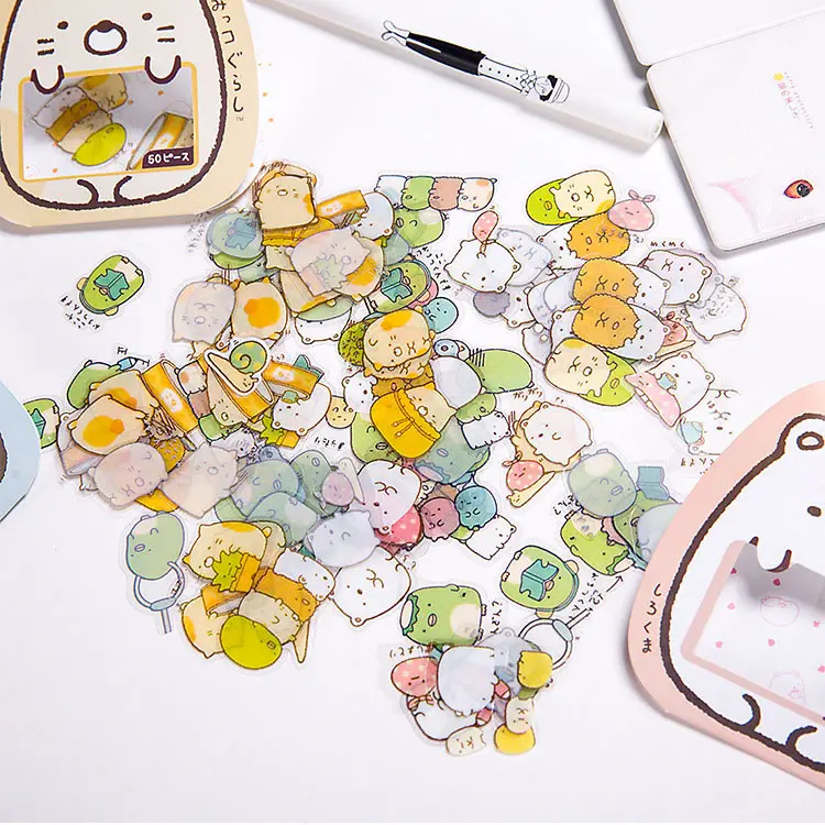 Japanese Creative Cute Hamster Pet Paper Stickers Diary Decor DIY Scrapbooking Sticker
