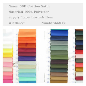 Bán Buôn 50D Giả Bộ Nhớ Satin Vải Cho Quần Áo Áo Áo Gió Túi Phù Hợp Với Đồ Chơi-Được Làm Từ Bông <span class=keywords><strong>Polyester</strong></span> Xuống Vải - Product Image 3