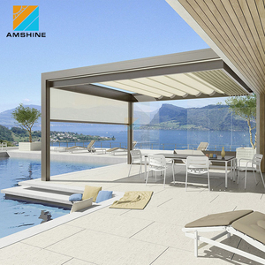 Motorizado impermeable pérgola automático persianas de aluminio <span class=keywords><strong>techo</strong></span> - Product Image 3