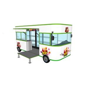 Multifonctionnel de rue mobile fleurs fruits légumes panier camion
