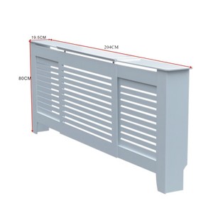 Natural White Painted Radiator Covers <strong>Wall</strong> Cabinet Wooden MDF Traditional Modern <strong>UK</strong> - Product Image 1