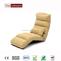 Ocadeaux bovisi — Chaise matelassée violette pliable sans jambes, meuble de salon, lit de jour, moderne, pour la sieste
