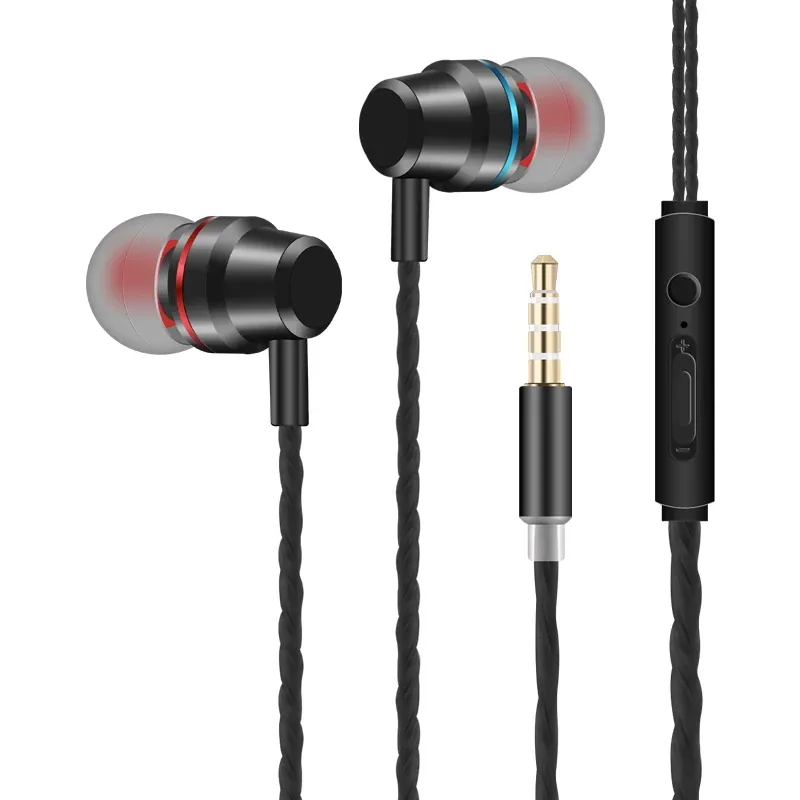 Wired Earphones In Ear Headphones Earpiece Stereo Headset Bass earbuds with MIC For Phones