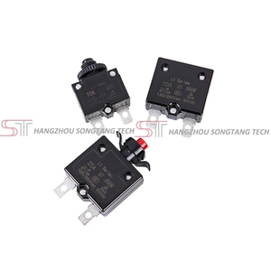 Interruptor Térmico Bimetálico de Reinicio por Presión Tipo L1 de 3-50 Amperios, Interruptores de Circuito Inalámbricos para Protección de Sobrecarga de Generador, Interruptor de Fusible - Product Image 2