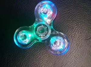 阿里巴巴低价 led 手旋转器与高速黑光 LED fidget 旋转器