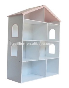 Bibliothèque en bois pour enfants, <span class=keywords><strong>jouet</strong></span> éducatif à trois étages, maisons de poupées multi-usages, étagère en bois, jouets - Product Image 5
