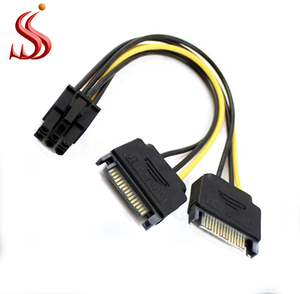 Chất lượng cao 2018 PCIe Riser Thẻ SATA Cáp 15pin để 6pin - Product Image 6