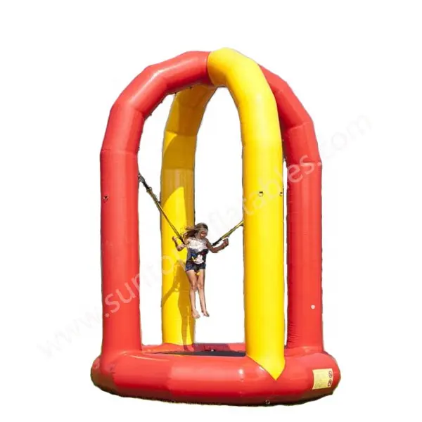 Inflatable bungee trampoline cho trẻ em, inflatable Mềm Bungee nhảy inflatable, inflatable nhảy bungee