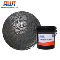 Encres de sérigraphie UV Wintop U625 Taiwan, résine pour papier, utilisation en machine de sérigraphie automatique, liquide opaque et visqueux