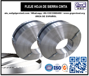 75Ni8 hoja de sierra de cinta de fleje de acero - Product Image 4