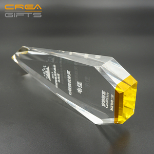 Cristal de alta calidad personalizado Premio trofeo con nombre grabado - Product Image 3