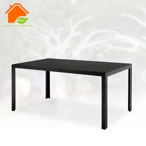 Modern Black Plastic Wood Coffee Table Guangzhou