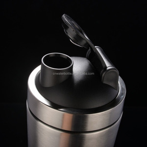 Bouteille à shaker pratique en acier inoxydable, shaker de protéines, mis à niveau, shaker en métal personnalisé, vente en gros, ml - Product Image 4