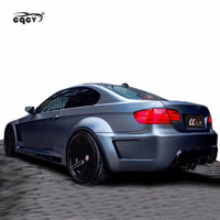 Body Kit Bumper Lebar untuk BMW Seri 3 M3 E90 E92 E93 dengan Kap Mesin
