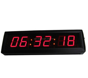Godrelish 1.8 "pared LED rojo reloj temporizador de <span class=keywords><strong>cuenta</strong></span> <span class=keywords><strong>regresiva</strong></span> del tiempo de 12/24 H montada - Product Image 3