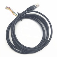 Kabel Jaringan Ethernet CAT6 6 Pin RJ45 Plug ke Kabel Patch Kawat Telanjang 1m 2m 3m 5m 10m