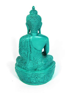 Fabriqué à la main Résine Médecine Bouddha Statue - Product Image 2