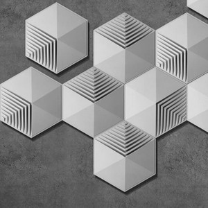 Stampo <span class=keywords><strong>in</strong></span> Silicone per Piastrelle Decorative da Interni <span class=keywords><strong>in</strong></span> Cemento 3D Stereoscopico - Product Image 2