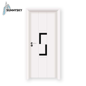 Fornitura diretta in fabbrica elegante <span class=keywords><strong>laccato</strong></span> <span class=keywords><strong>bianco</strong></span> <span class=keywords><strong>mdf</strong></span> legno impiallacciatura interna a filo arco in legno progetta porte - Product Image 3