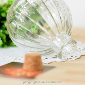 Bí ngô hình dạng thủy tinh dầu thơm chai và khuếch tán sậy dính với nút chai - Product Image 5