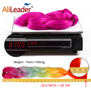 AliLeader-tresses synthétiques au Crochet ombré - Product Image 2