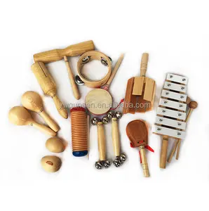 Percussion Kinder Musik instrument Set mit Mini Holz trommel