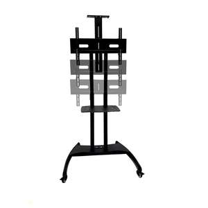 Portable En Métal Fer Roues Mobiles TV support De Montage/télévision mobile chariot de chariot/support pour téléviseur LCD chariot - Product Image 5