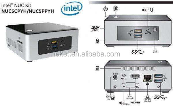 ミニPC Intel NUC Kit NUC5CPYH Intel NUC5CPYH Mini PC NUC Kit BOXNUC5CPYH B&H Photo Video
