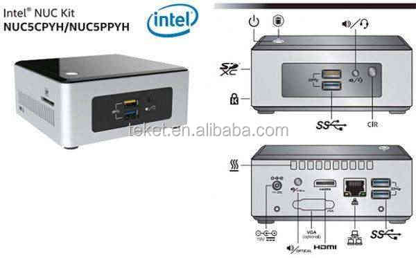 Intel Core I5 Mini PC Barebone NUC5CPYH for HTPC Gaming