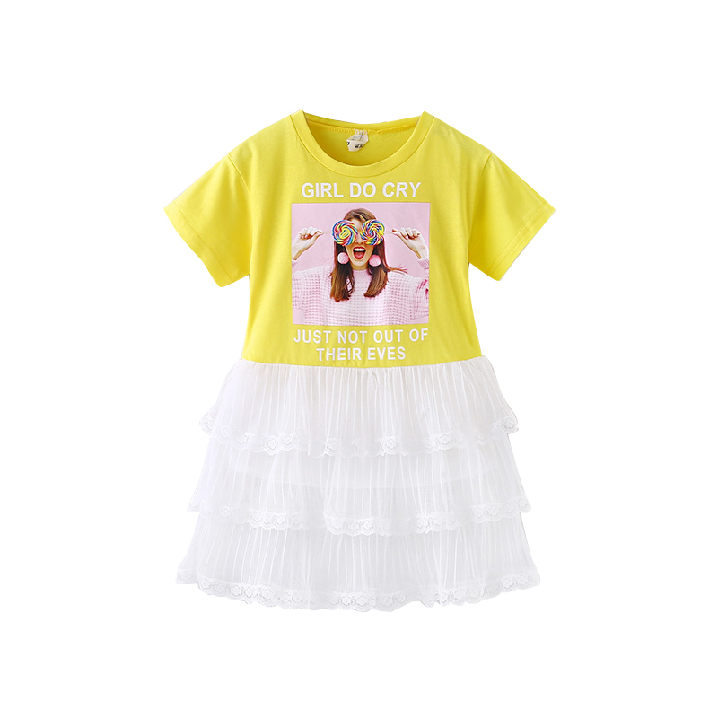 Модные сказочные хлопковые детские платья для онлайн-покупок, бесплатная доставка, прямая покупка от китайского производителя