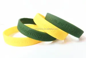 Promotional Items Personalized Silicone Bracelet Wristband For Wholesales Sports Customised Europe Promotion Artificial Printed