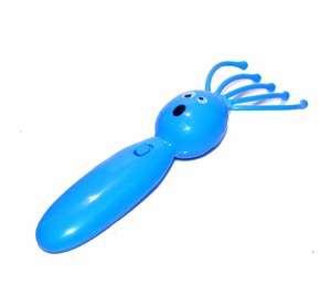 Massageador facial de polvo de plástico, massageador bonito de polvo, massageador facial que funciona a bateria, novo, 2016 - Product Image 1