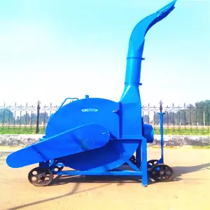 Small Electric Hay Rotary Straw Feed Crusher Grinder Machine