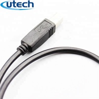 Alta calidad RS232 a USB B vers cable DB9 tipo serial a FTDI adaptador de datos hembra cavo dB 9 macho RS 232 cables ft232rl RS232 a USB tipo B