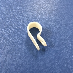 Grampo De Fio Braçadeiras De Cabo De Nylon R tipo Clipes De Cabo De Plástico