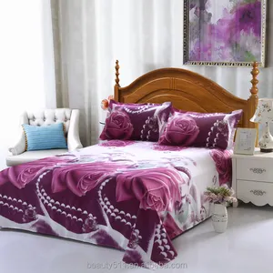 Ukuran Raja 3D Malaikat Mencetak 100% Set Tempat Tidur Katun/Sprei/Selimut Penutup BS1701